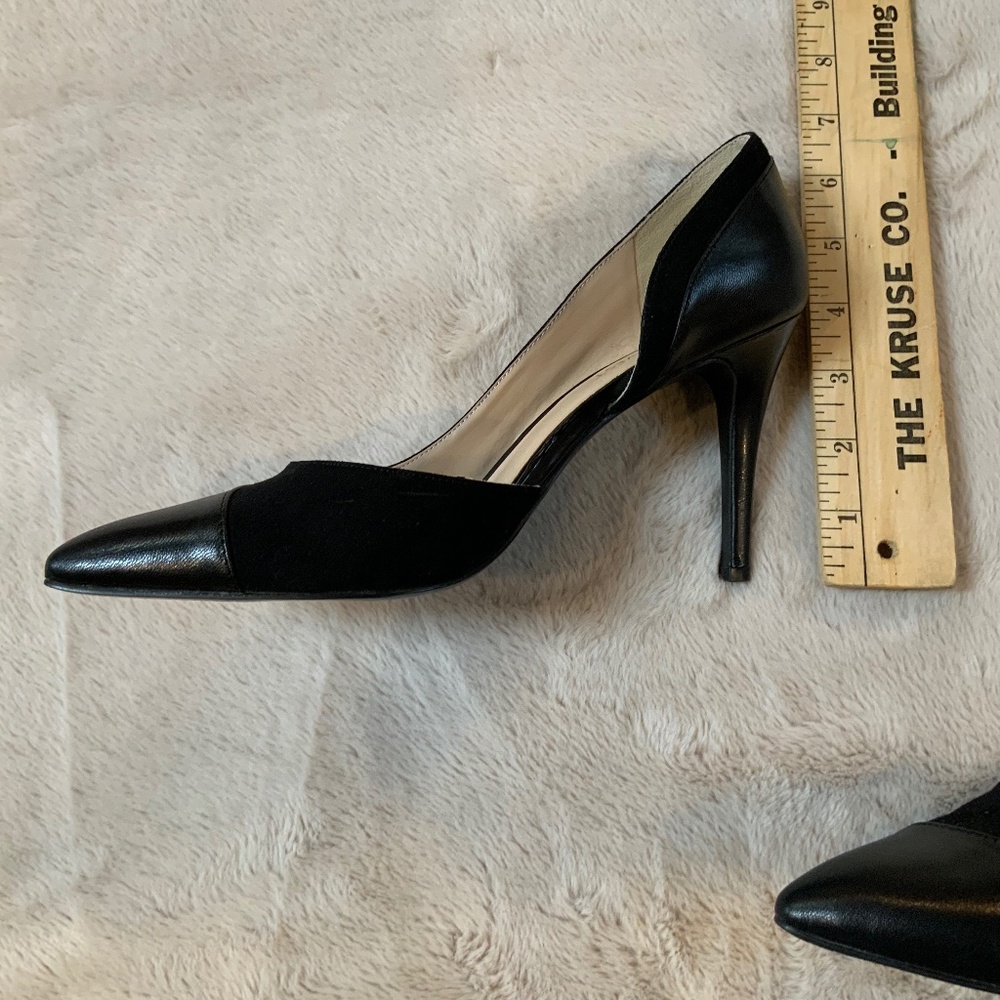 Nine West D’orsay  Black 8 Pointed Stiletto Heels Date night Wedding Guest Party - Picture 5 of 7